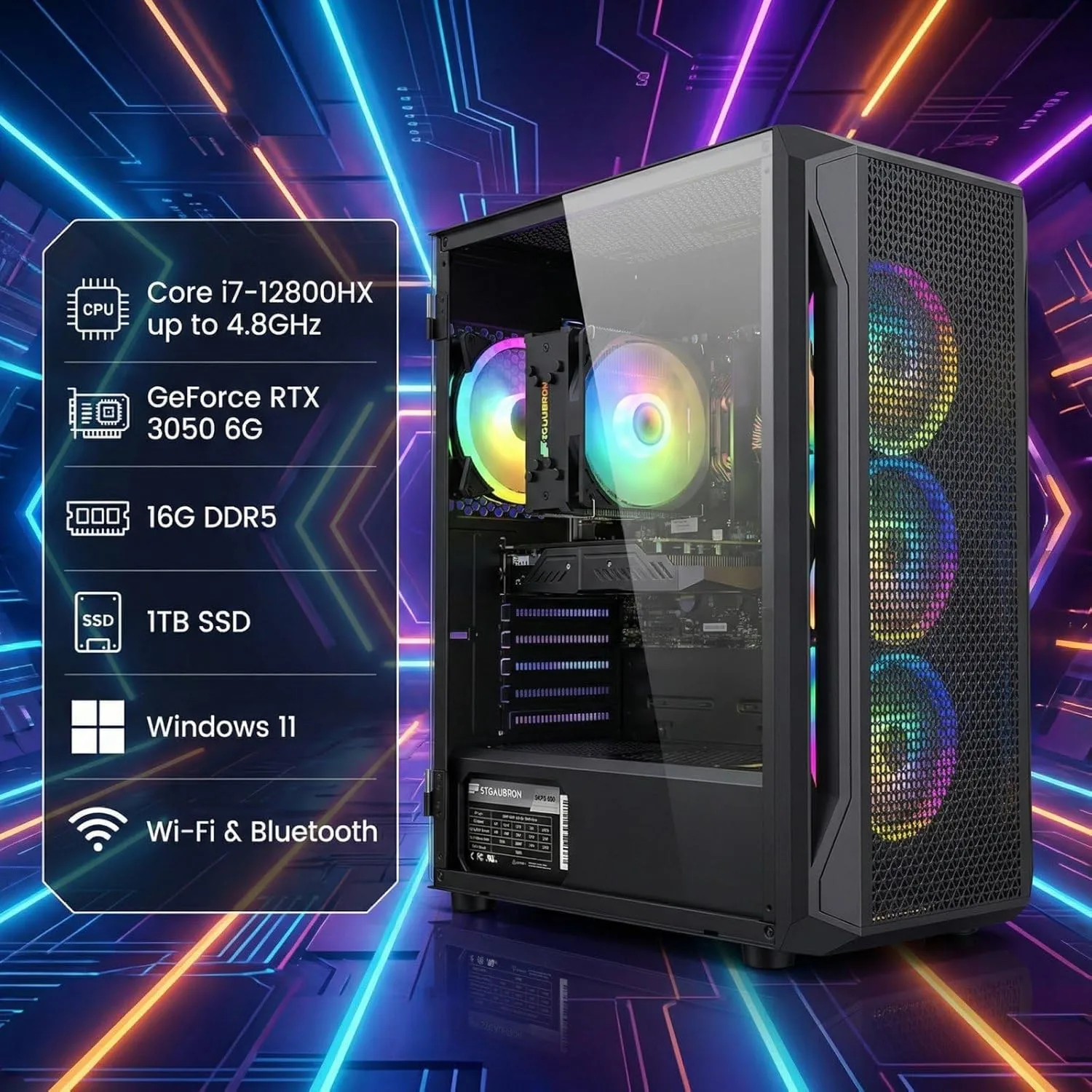 1773833897 946 STGAubron Gaming PC Computer Desktop Intel Core i7 12800HX up to