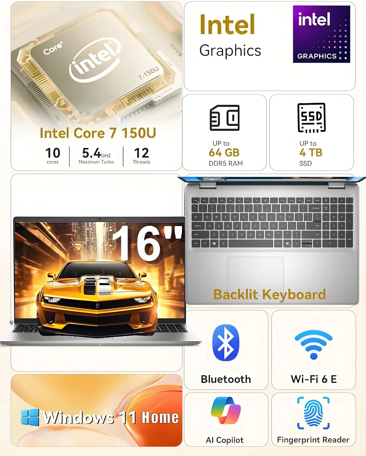 1773899404 408 Dell 16 Touchscreen Laptop for Business Home Student Intel