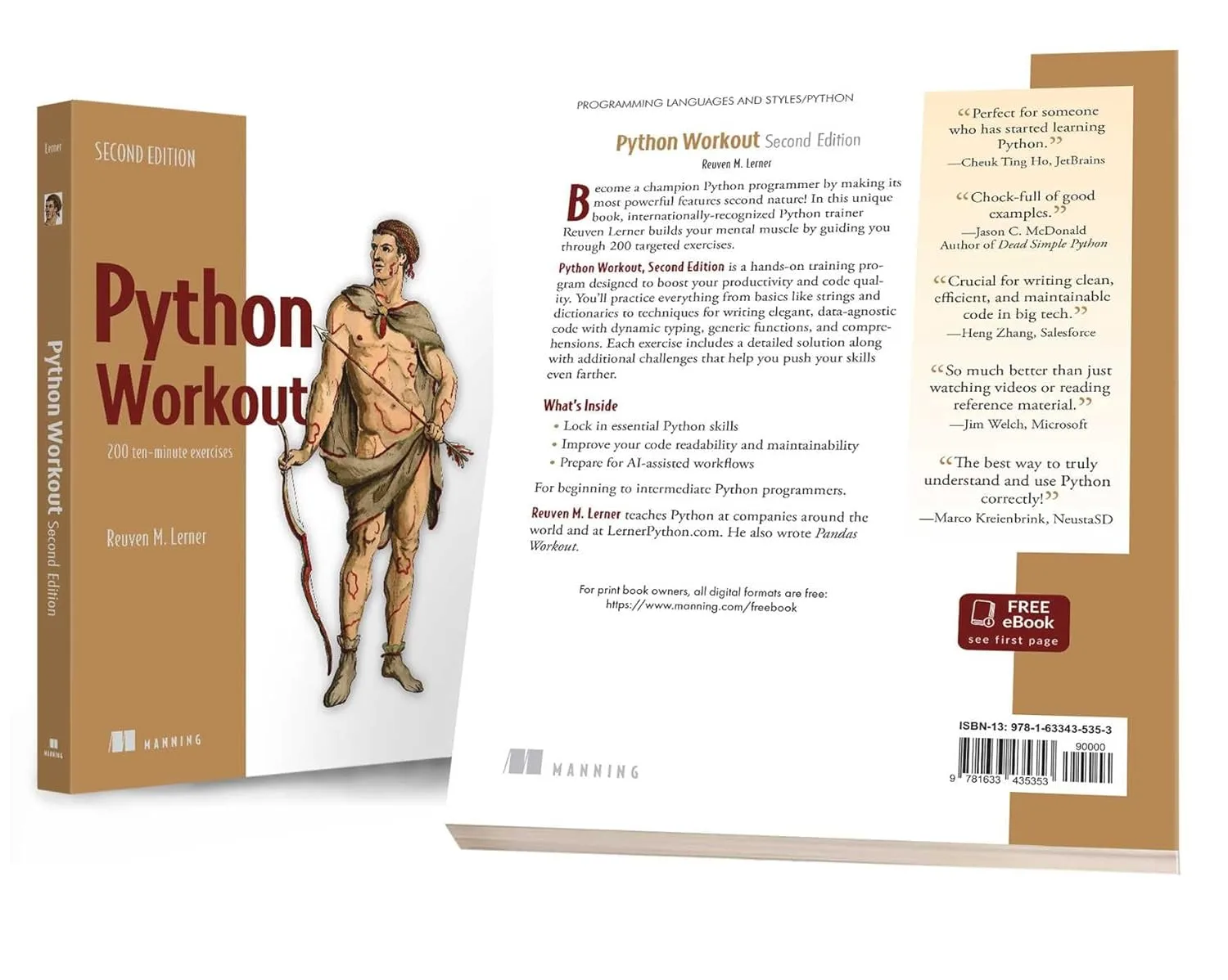 1773935018 251 Python Workout Second Edition 200 ten minute exercises
