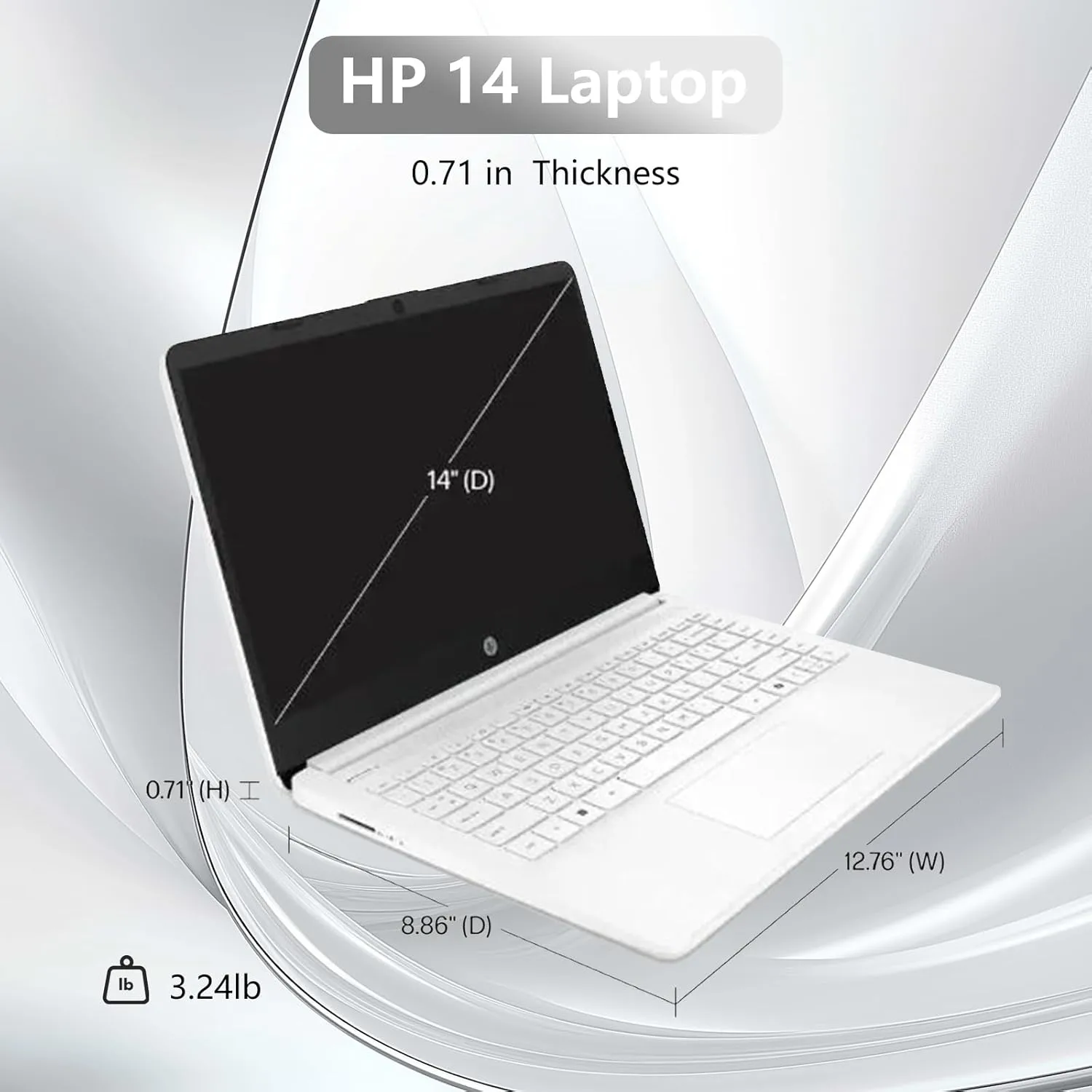 1773974476 651 HP 14 Elite Laptop 16GB RAM 112TB Total Storage 64GB64GB