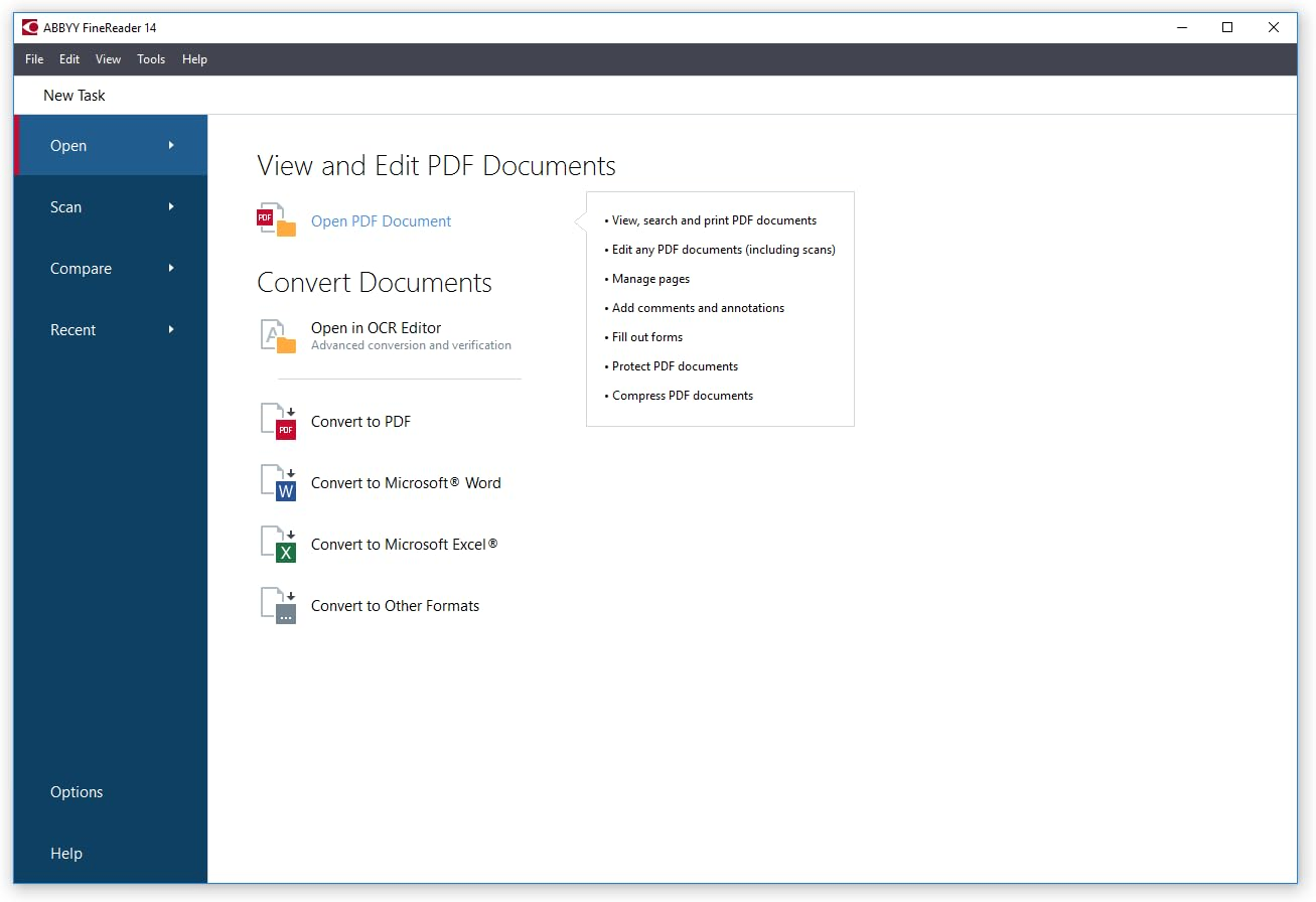 ABBYY FineReader 14 Standard for PC Download