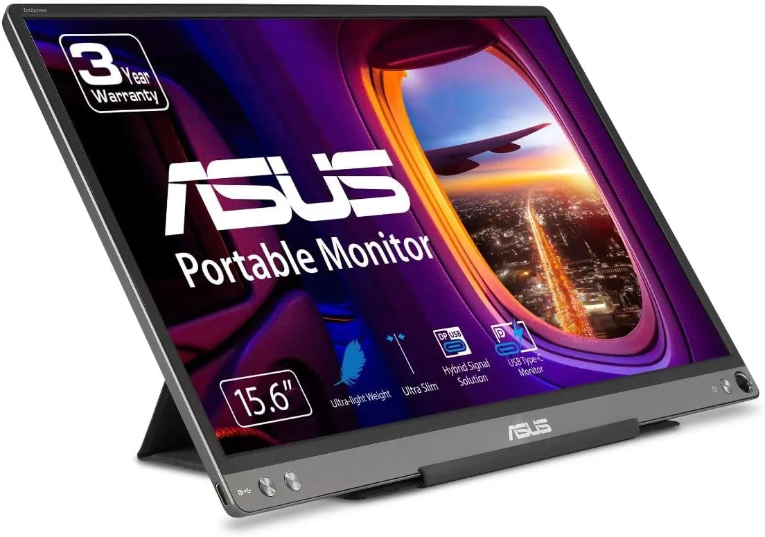 ASUS ZenScreen 156 1080P Portable USB Monitor MB16ACE Full