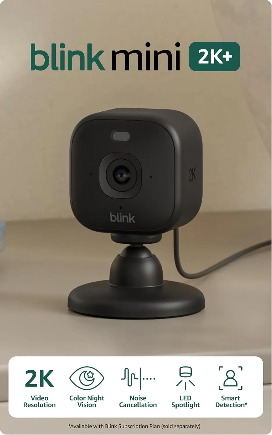 Blink Mini 2K newest model %E2%80%93 Plug in Home Pet