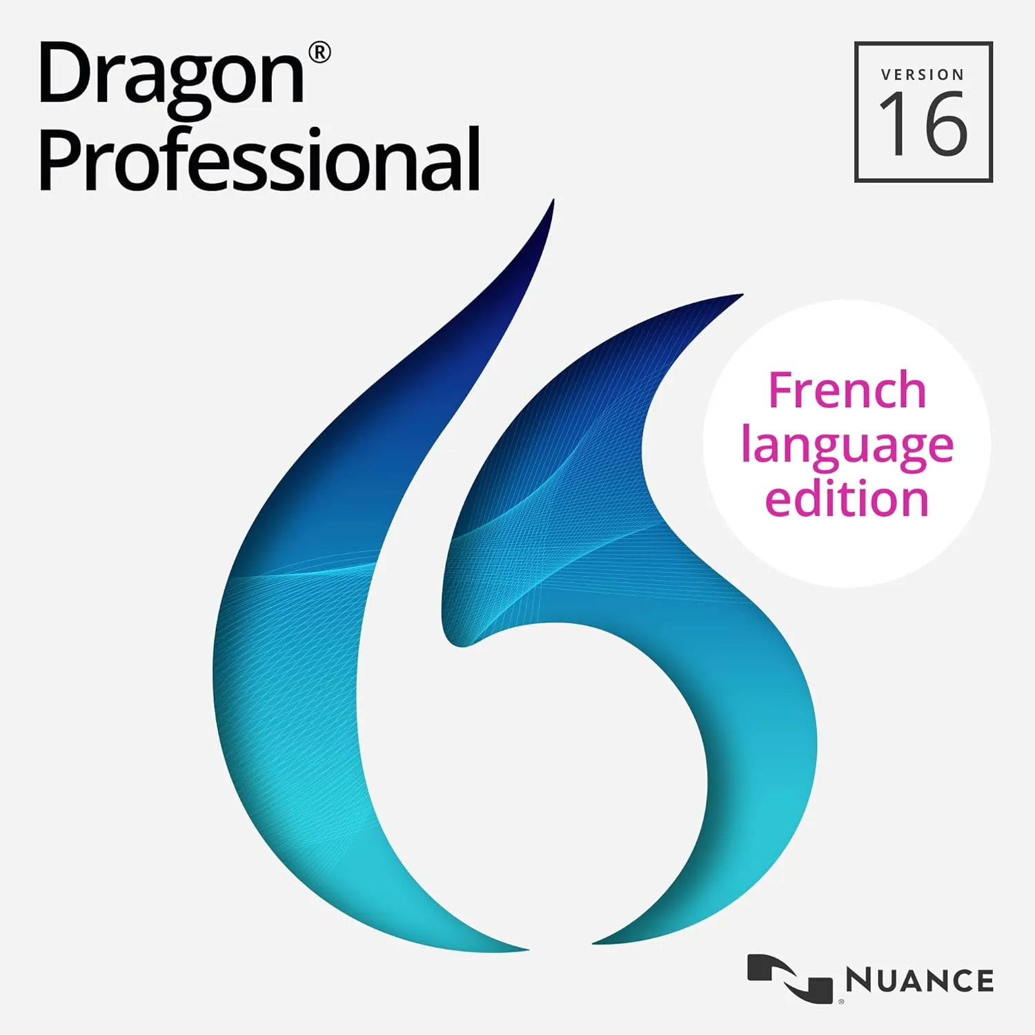 Dragon Professional 160 Speech Dictation and Voice Recognition Software French