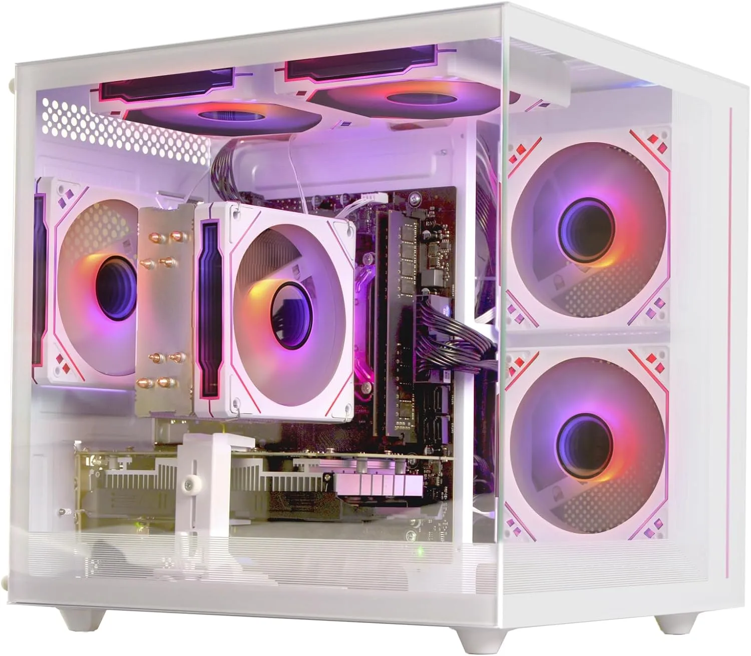 Gaming PC Desktop Computer Ryzen 5 55006Core 12Threads Up