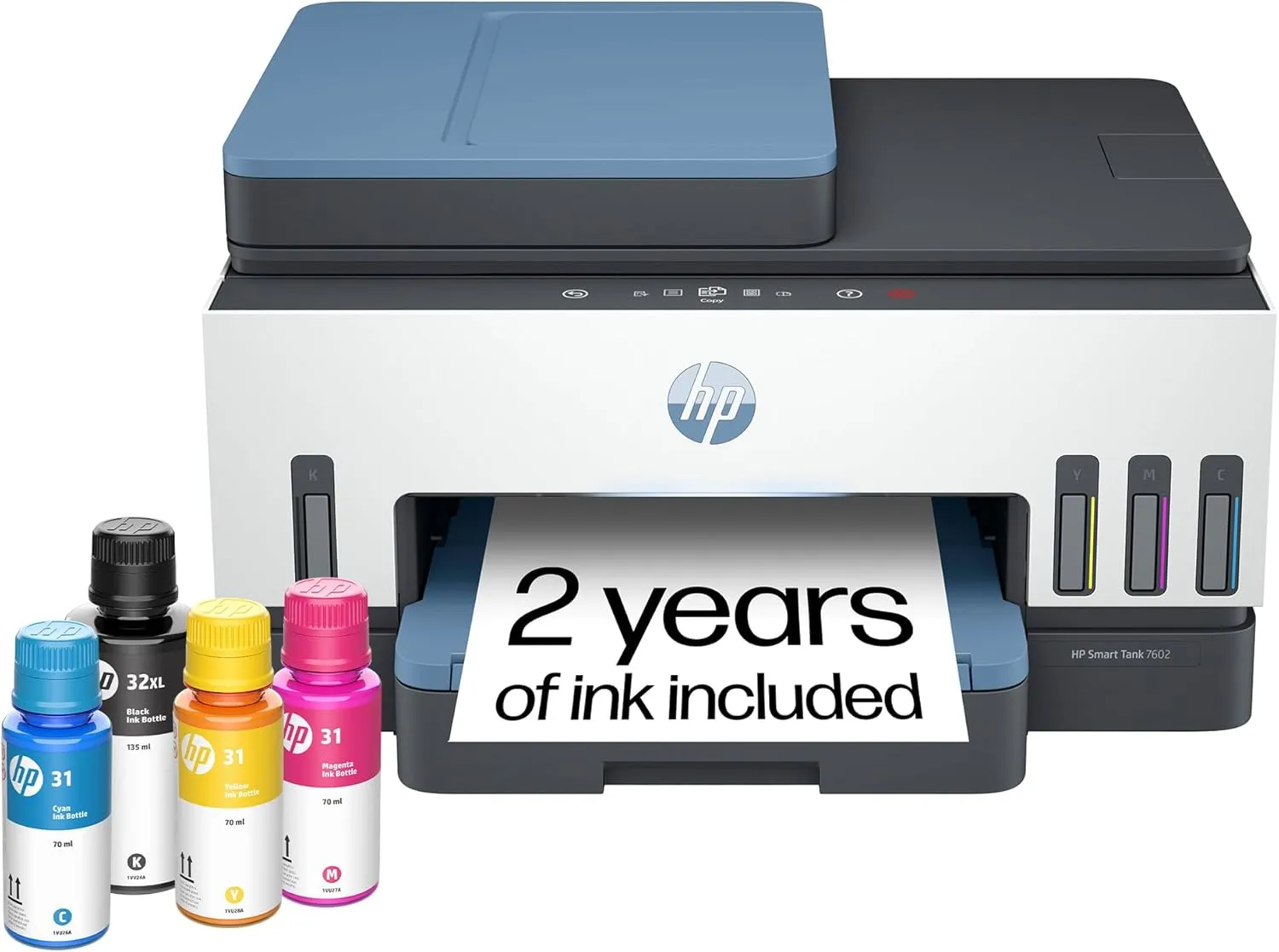 HP Smart Tank 7602 Wireless All in One Ink Tank Printer Scanner