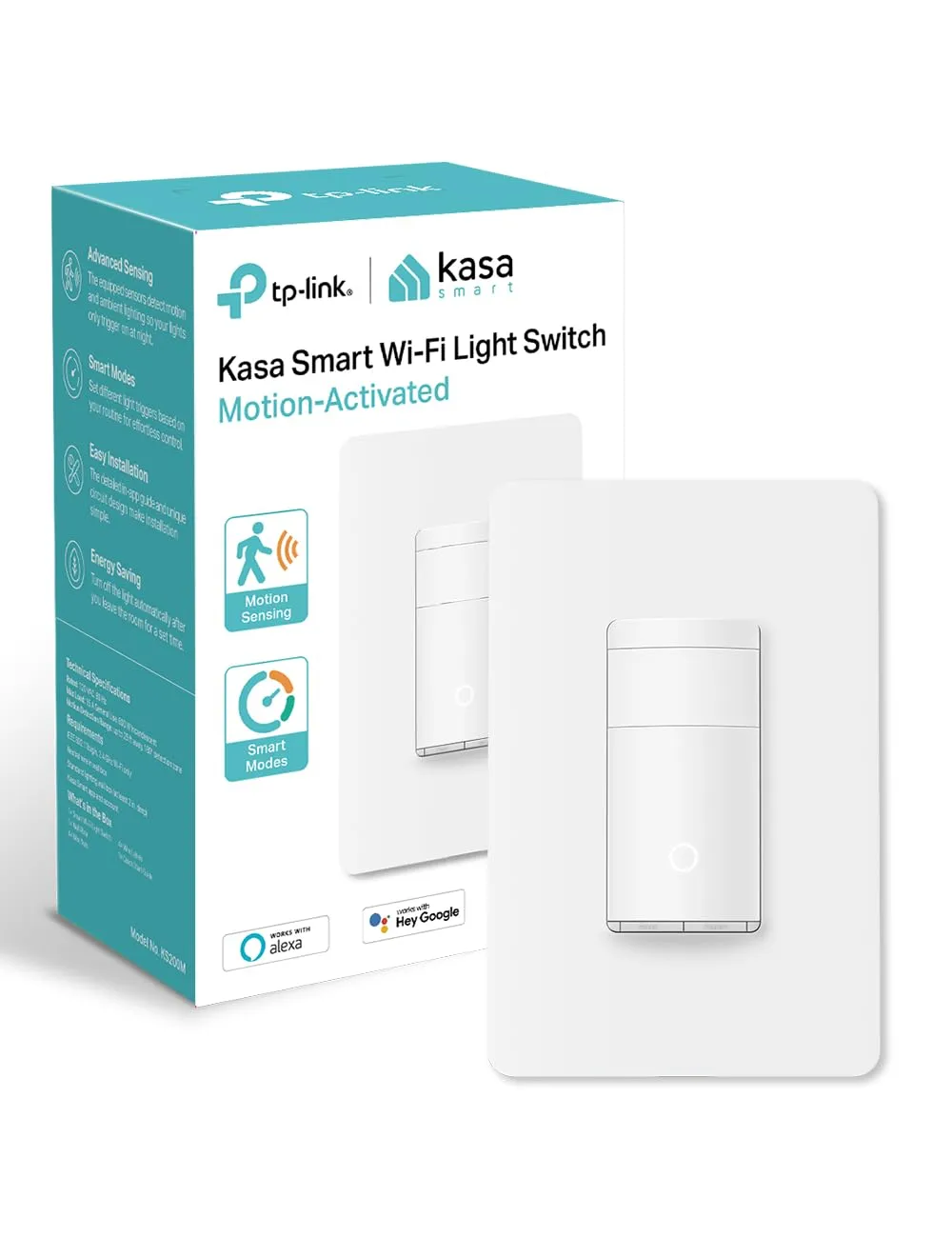 Kasa Smart WiFi Motion Sensor Switch Single Pole Needs Neutral