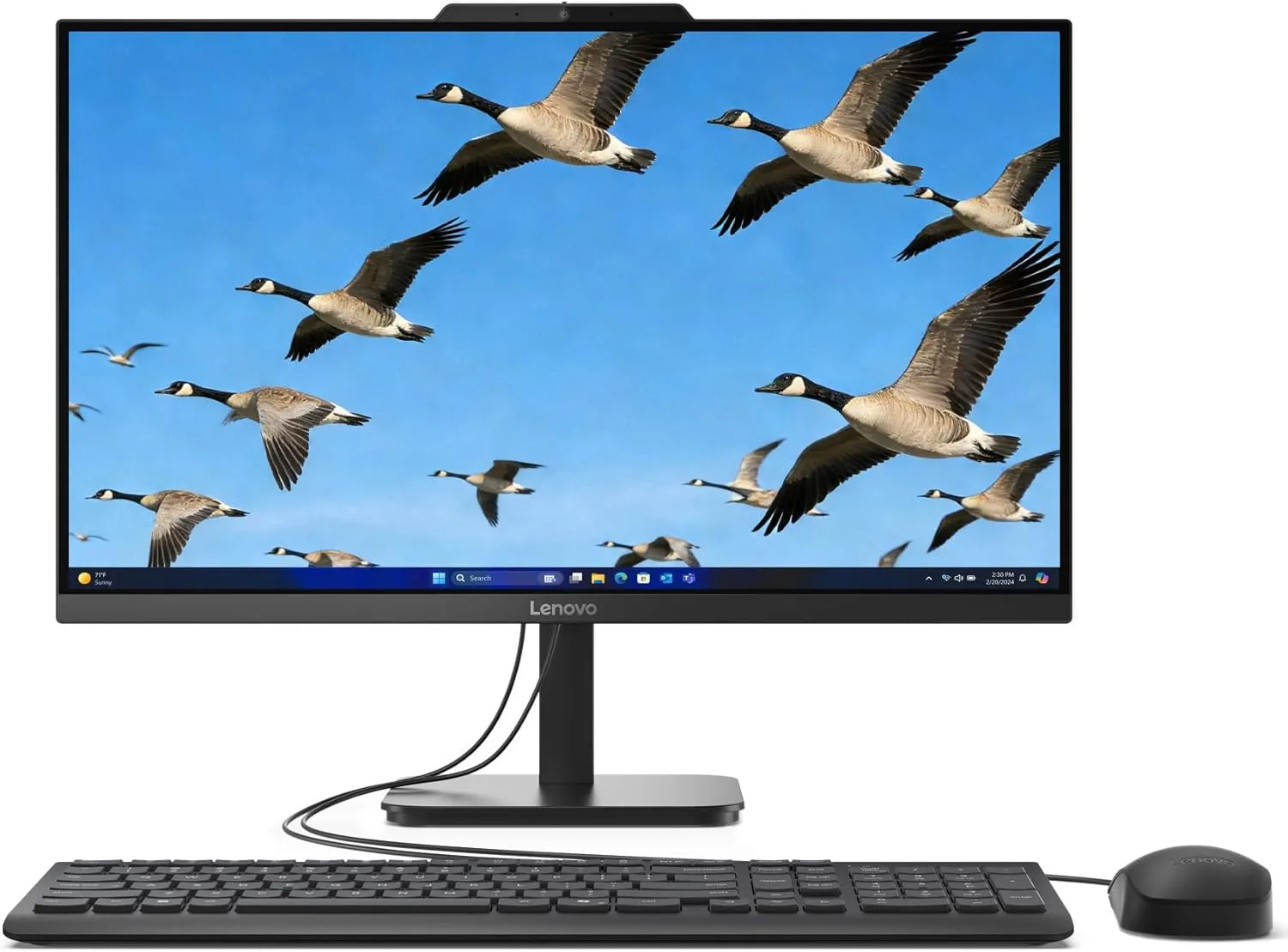 Lenovo 24 IdeaCentre All in One Desktop Computer for Home Office 16GB