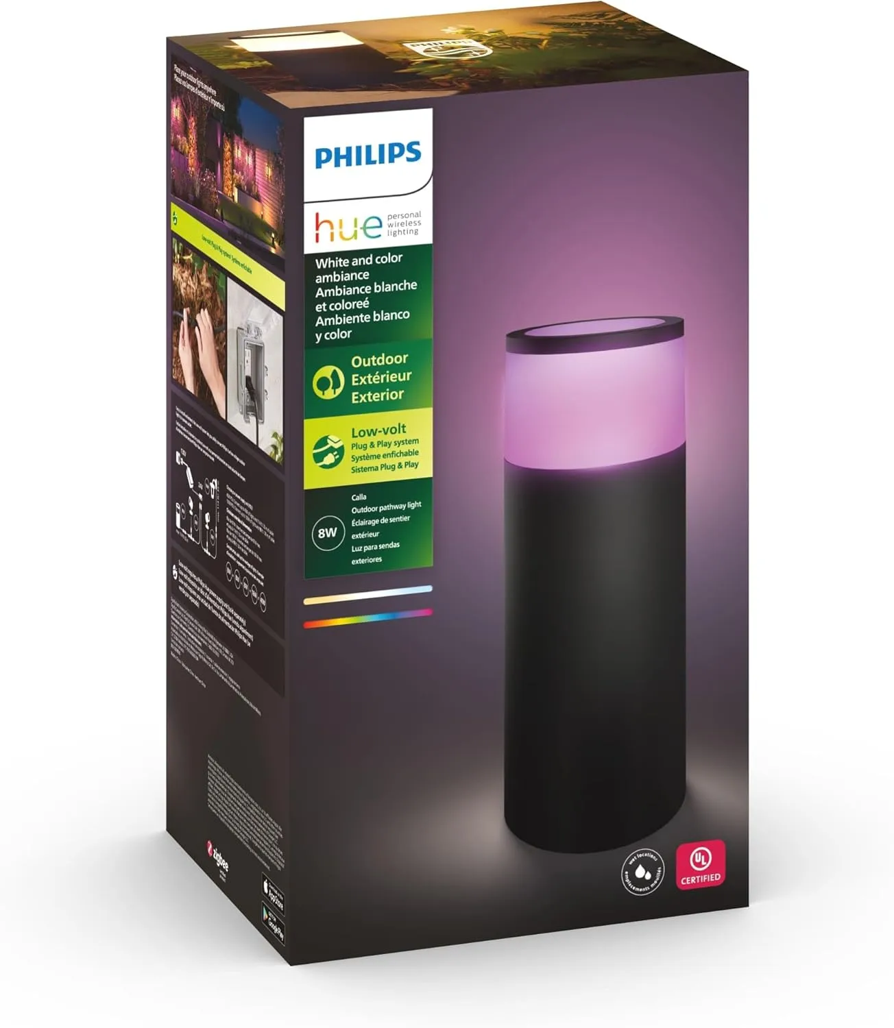Philips Hue Calla Outdoor Smart Pathway Light 1 Pack White