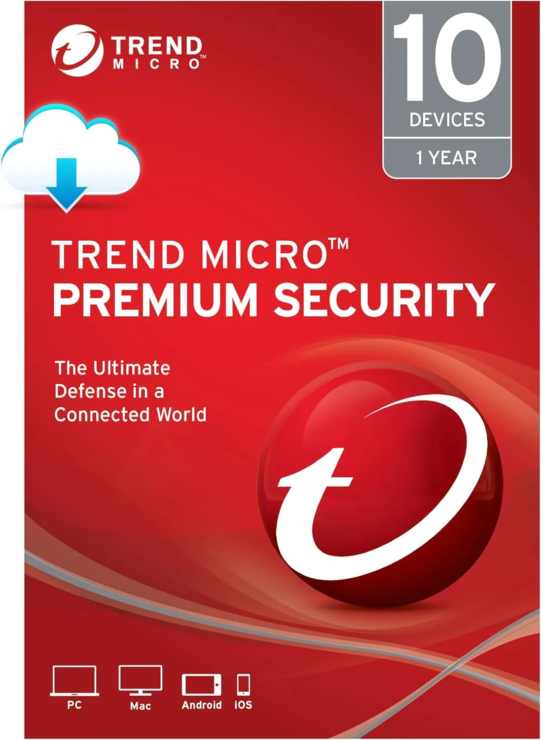 Trend Micro Max Premium Security 10 User Digital PCMac Download