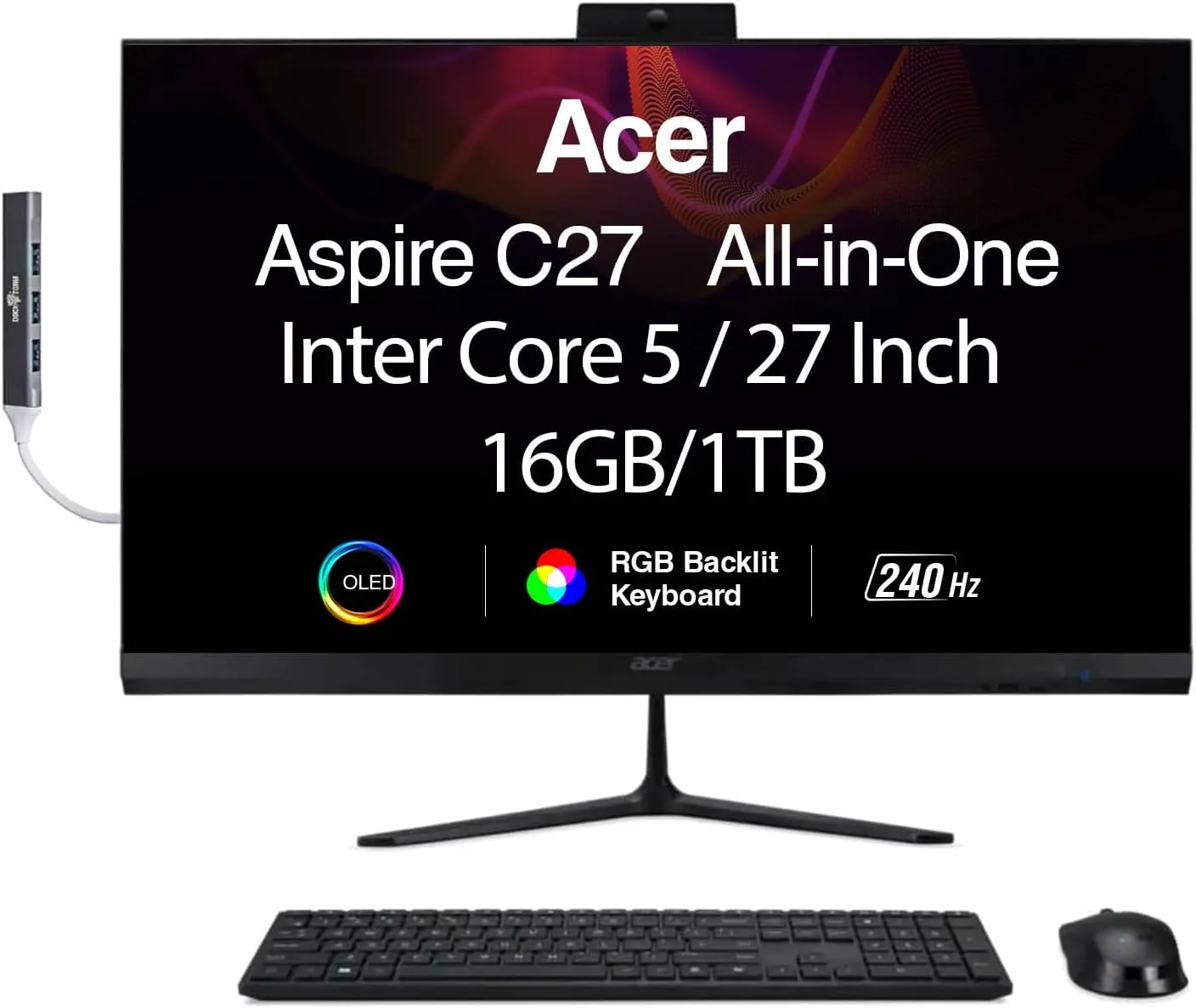 acer Aspire 27 All in One Desktop 27 IPS FHD Display AMD