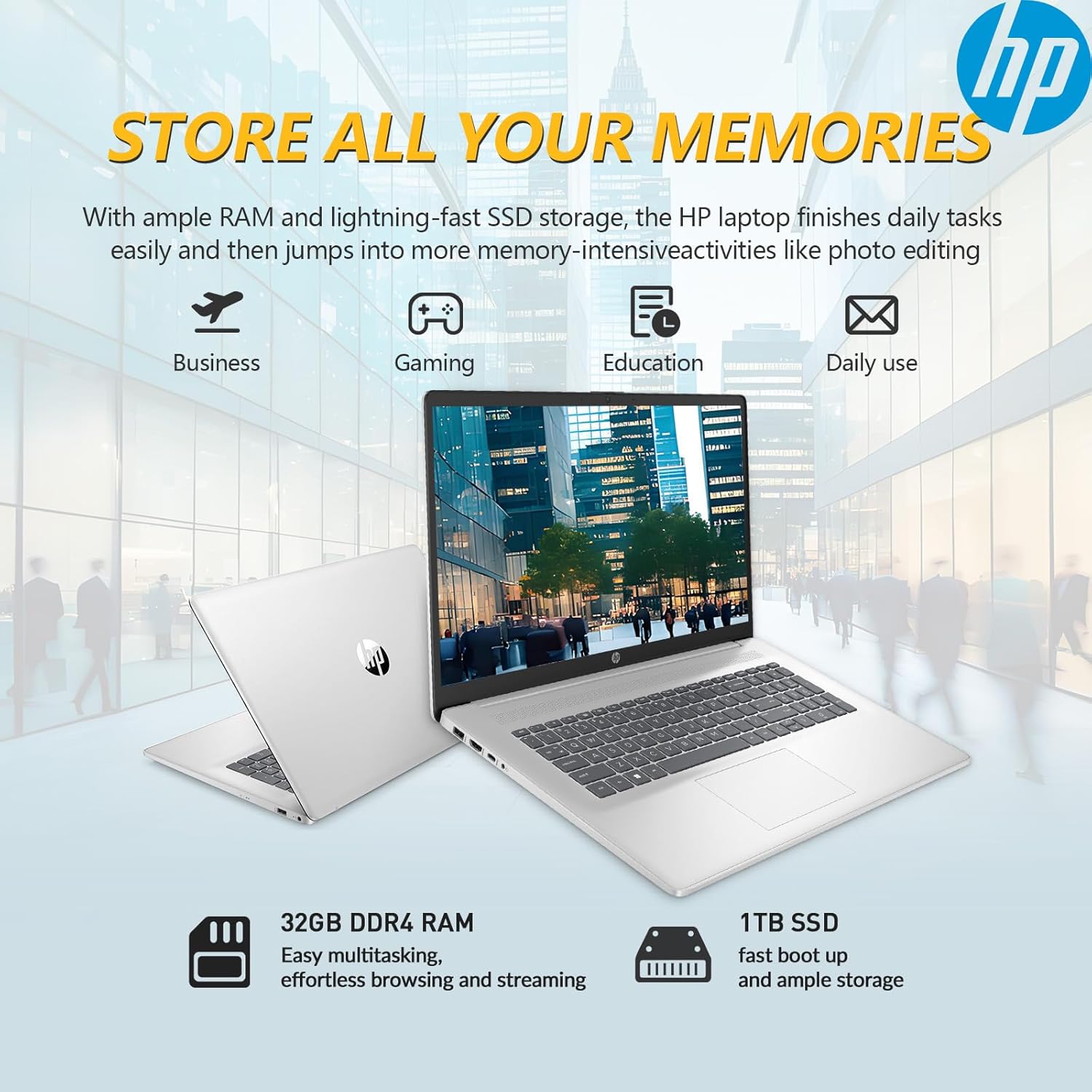 1770794848 505 HP 17 Inch Touchscreen Laptop Computer 173 HD Touch Screen.jpg