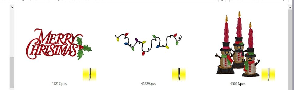 Viewing machine embroidery designs in windows explorer with embrilliance thumbnailer
