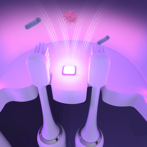 UV toothbrush holder