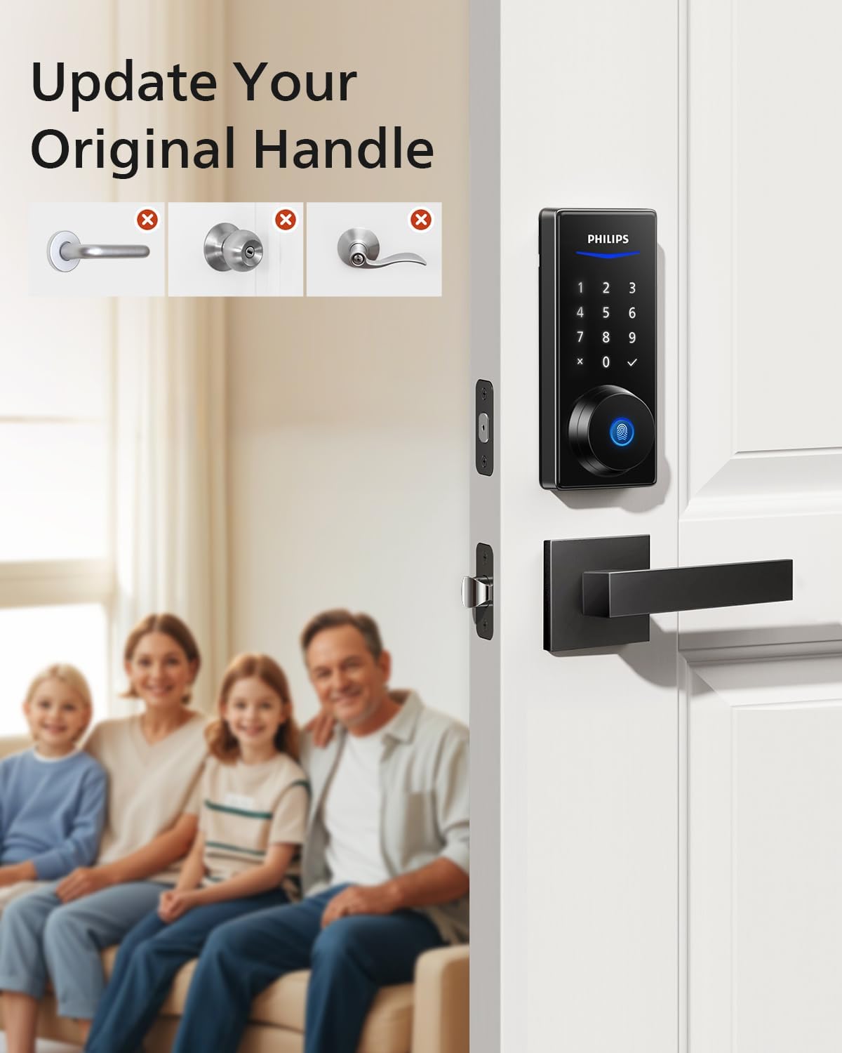 1771274376 122 Philips Smart Lock with Handles Keyless Entry Door Lock Set.jpg