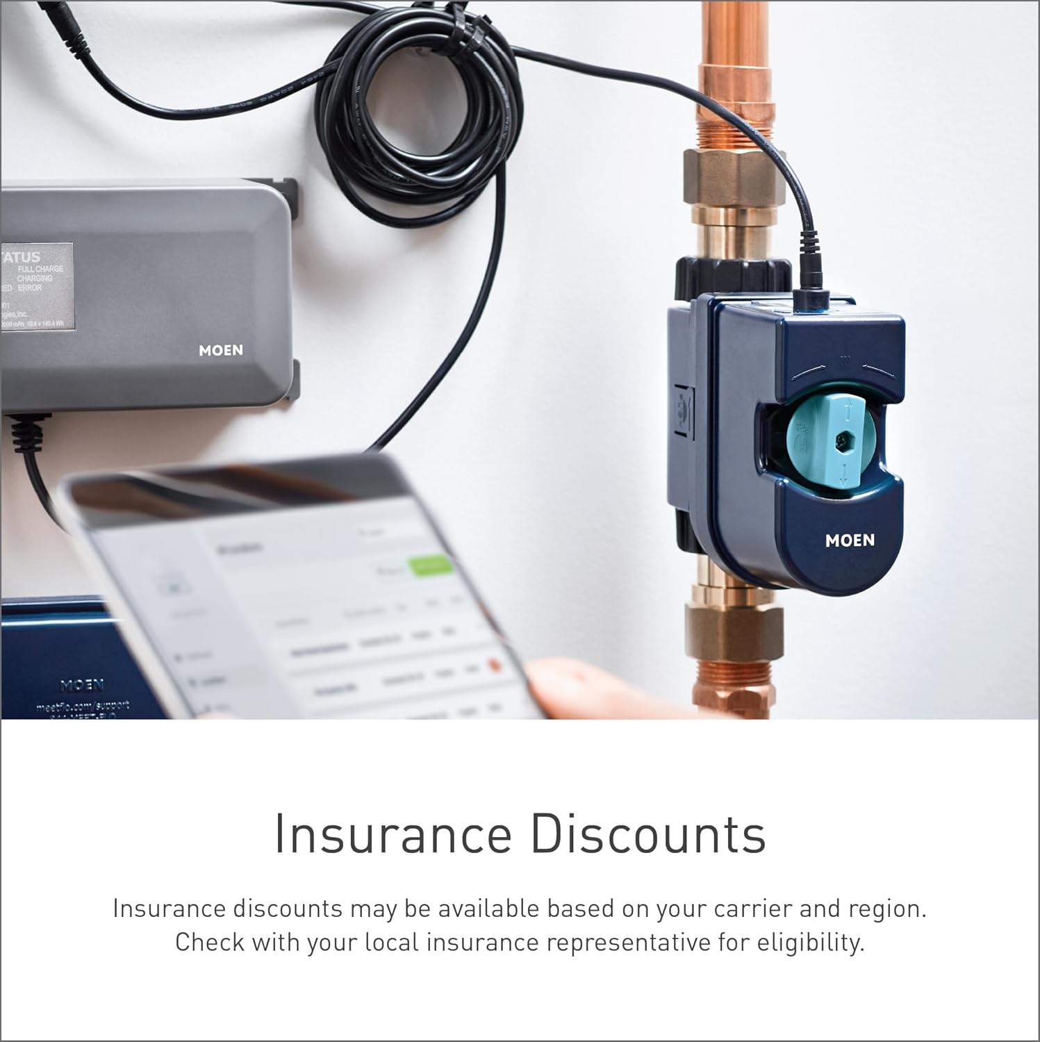 1771381795 15 Moen Flo Smart Water Monitor and Automatic Shutoff Sensor Wi Fi.jpg