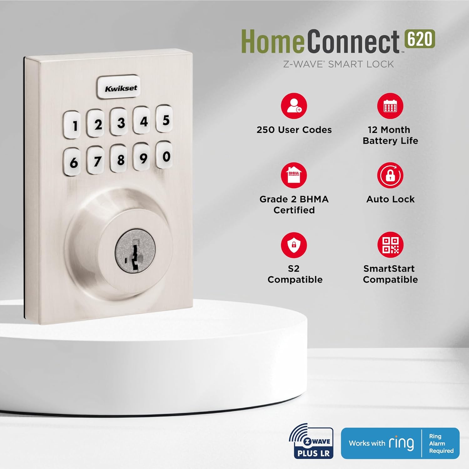 1771662145 6 Kwikset HomeConnect 620 Z Wave Long Range Enabled Keypad Smart Lock.jpg