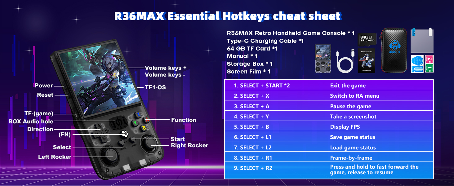 Retro Handheld Game Console