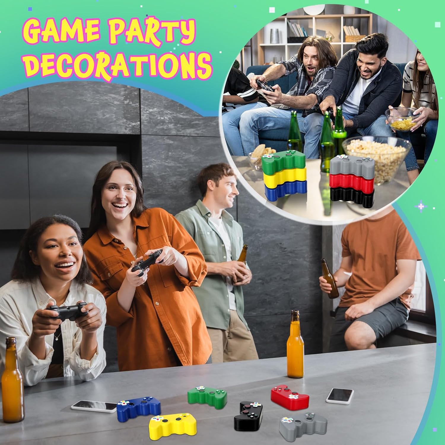 1771948328 48 Wettarn 24 Pcs Video Game Party Favors Gamer Video Game.jpg