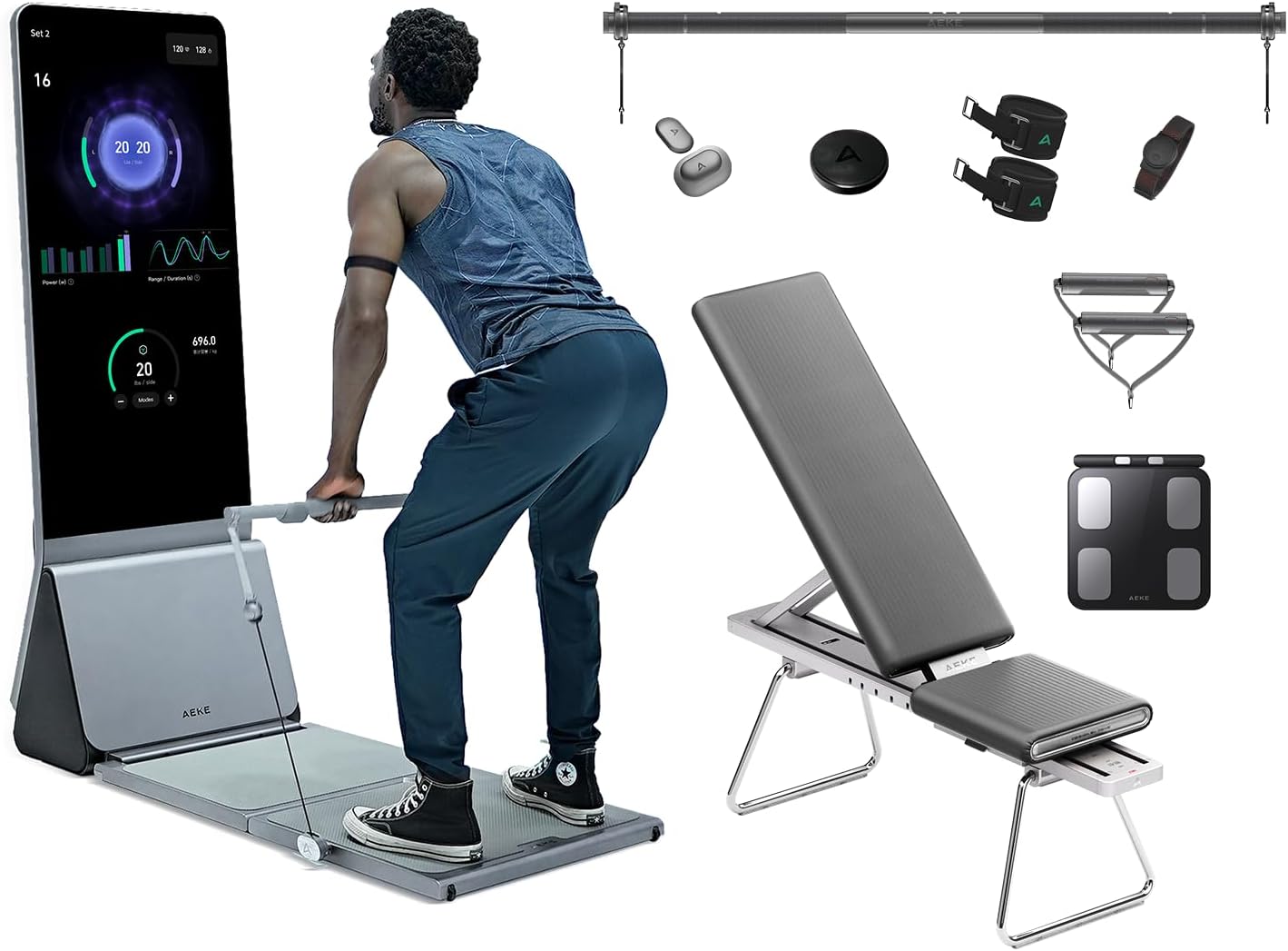 AEKE Smart Home Gym System Fitness Mirror K1 AI Powered All in One.jpg