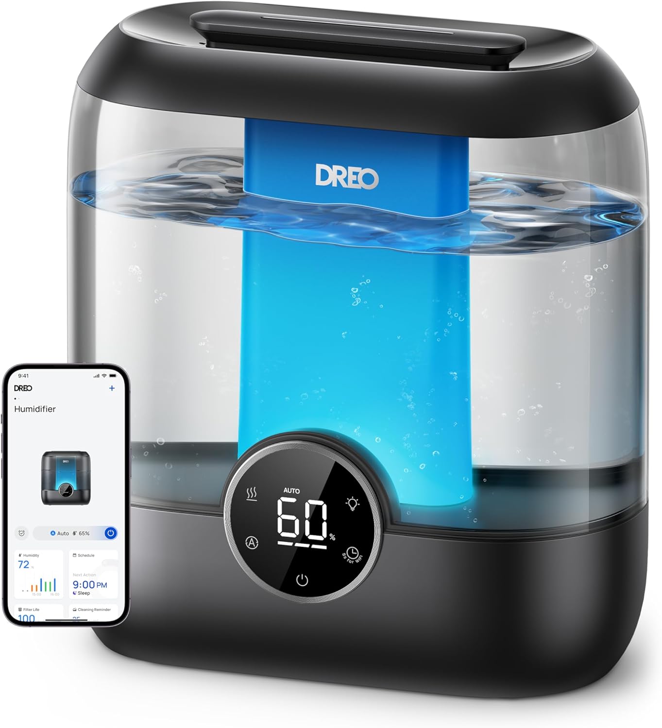 DREO Smart Humidifiers for Bedroom 6L Top Fill Supersized Cool.jpg