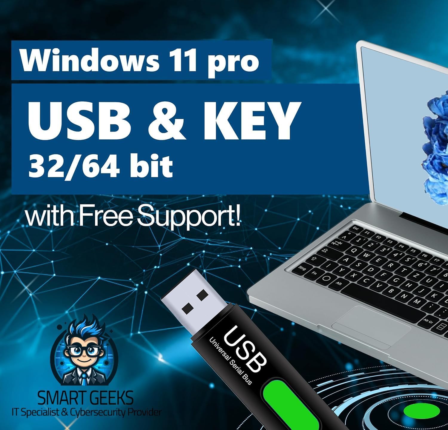 USB Compatible with Windows 11 professional 64 Bit USB With.jpg