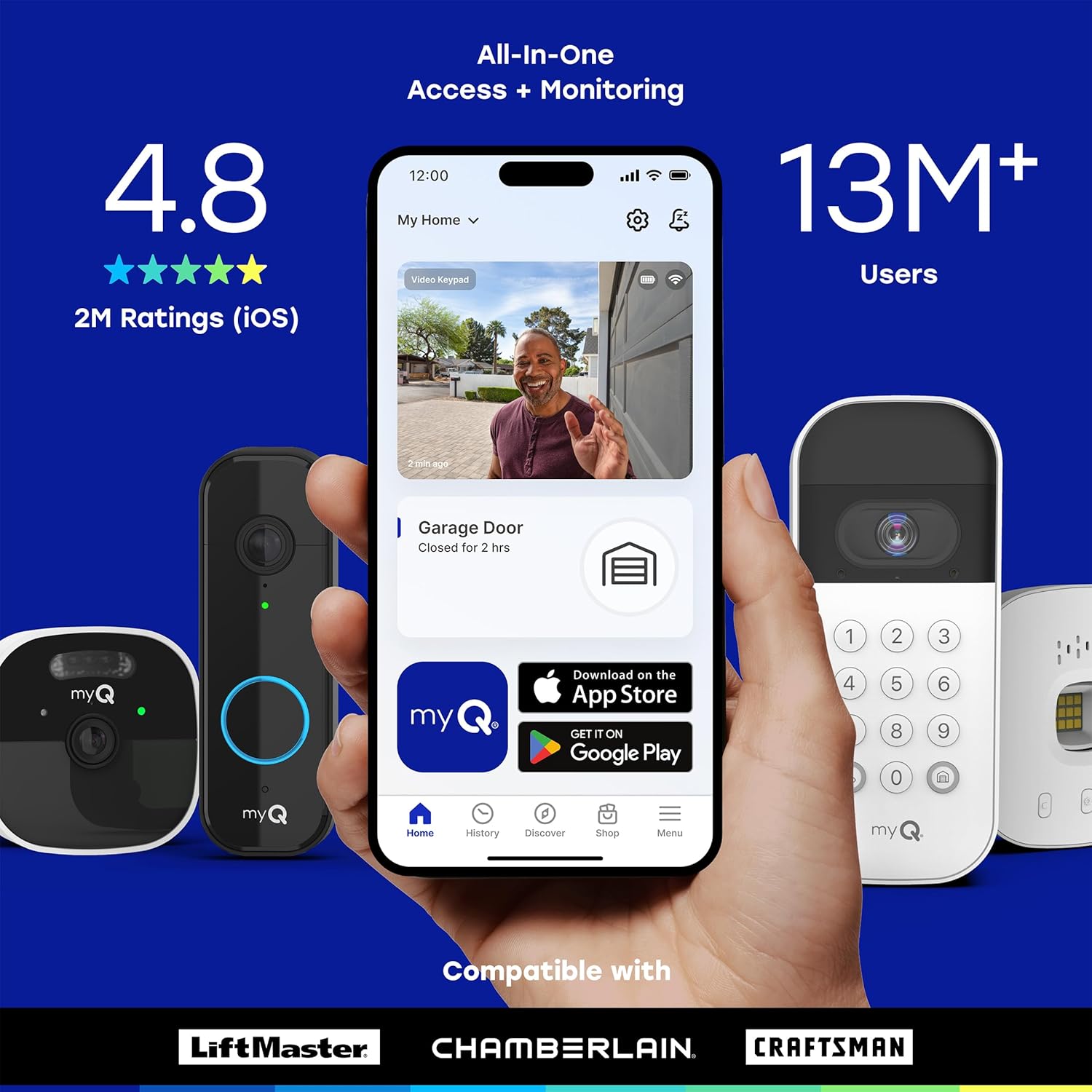 1772835260 809 myQ Smart Garage Door Video Keypad with Wide Angle CameraCustomizable PIN.jpg