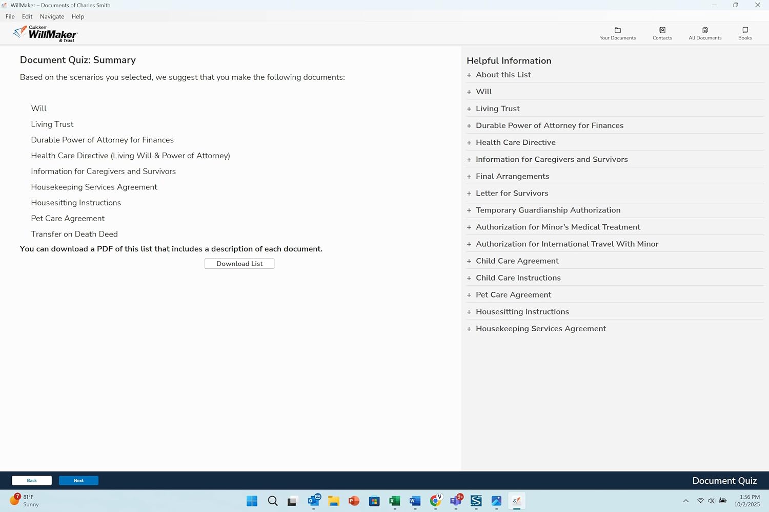 1773239346 114 Quicken WillMaker Trust Latest Version Estate Planning Software.jpg