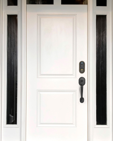 keypad door lock with handle