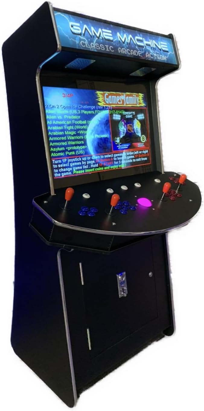 Full Size Commercial Grade Upright Standup Arcade Machine 4 Player.jpg