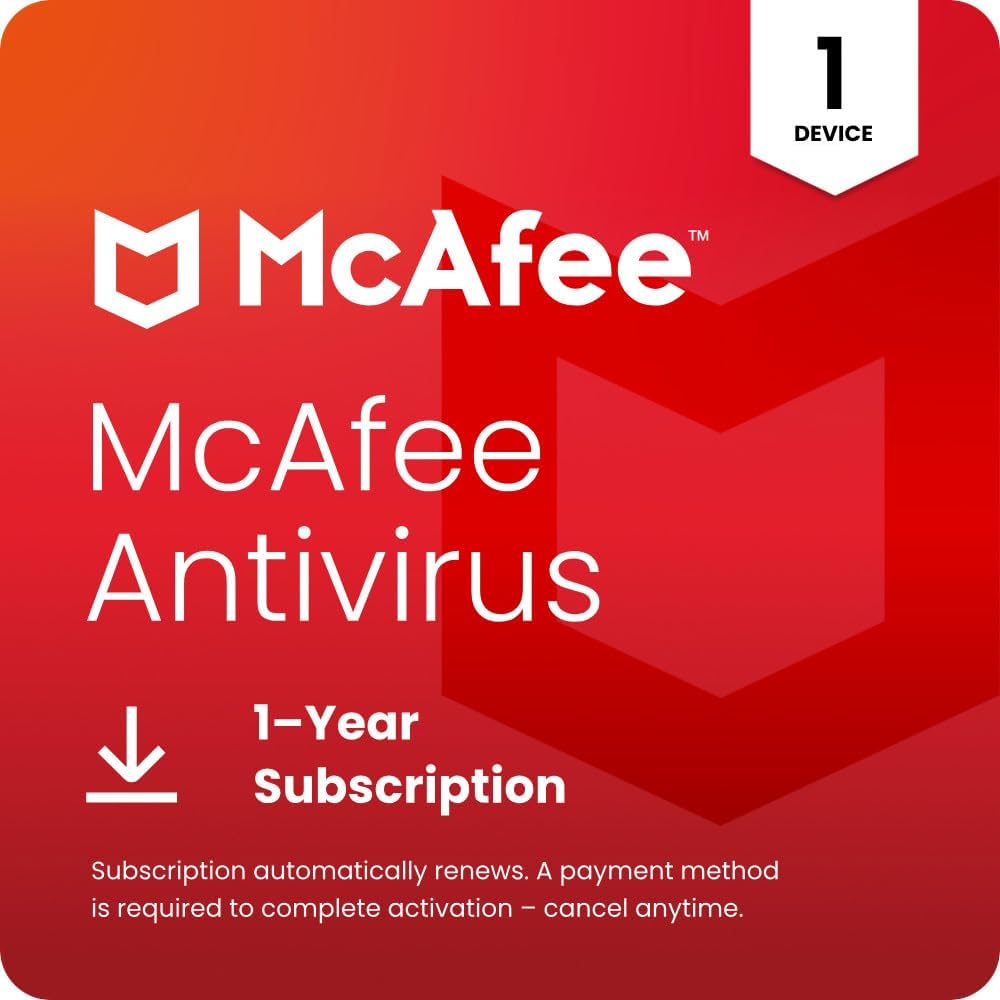 McAfee Antivirus 1 Device Real Time PC Protection from New and.jpg