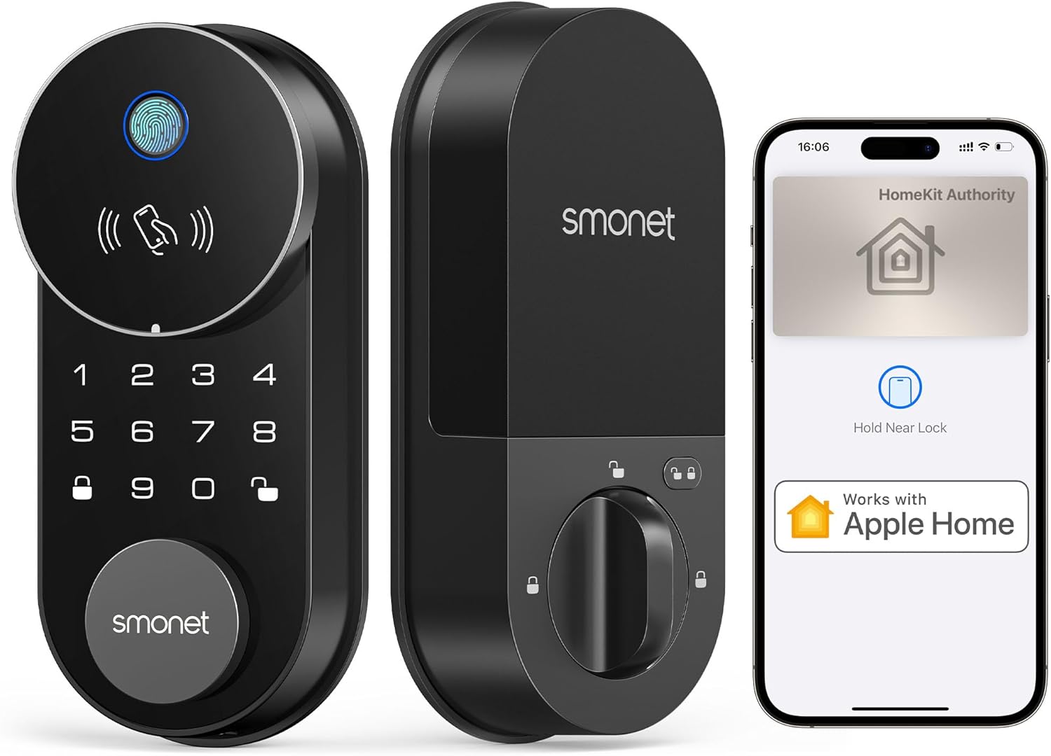 Smart Lock AH1 SMONET Fingerprint Keyless Entry Door Lock with.jpg